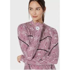 Image of Stella MaCartney x Adidas True Purpose Printed Long Sleeve Training Top Size XS
