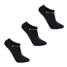 Image of Everlast Kids 3 Pack Trainer Socks Childrens Cotton