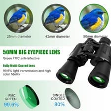 Image of SUPER RESOLUTION ZOOM BINOCULARS COMET 20x50 UK SELLER