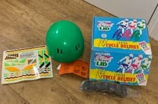 Image of Halfords Junior Bike Helmet Green 56-62cm New