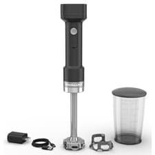 Image of KitchenAid Go Cordless Hand Blender - battery included, KHBRV71, Black Matte