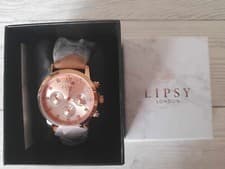 Image of Ladies Lipsy London Watch (NEW + Boxed) Rose Gold Multi-look Dial - Perfect Gift
