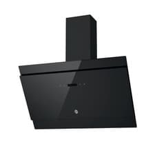 Image of Hoover HDG9DCK3B 90cm Angled Chimney Cooker Hood - Black Glass (Grade B)