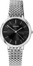 Image of Sekonda Mens Classic Watch with Black Dial and Stainless Steel Strap 1619