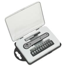 Image of Sealey Ratchet Driver Bit Set 12pc - S0775