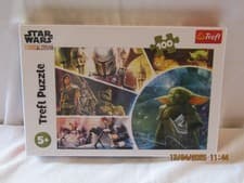 Image of NEW FACTORY SEALED STAR WARS 100 PIECE JIGSAW PUZZLE THE MANDALORIAN.