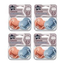 Image of Tommee Tippee Cherry Latex Soother 6-18m 2pk x4