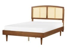 Image of Bed Rattan VARZY 140 x 200 cm (EU Double) Brown
