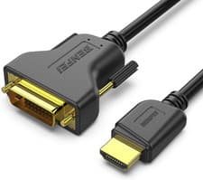 Image of HDMI to DVI-D 24+1 Cable 1.8M Bi-Directional High Speed 1080P Adapter Lead New