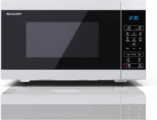 Image of SHARP YC-MS252AU-W 25 Litre 900W Digital Microwave, 11 Power Levels, ECO Mode, D