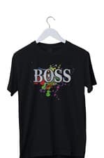 Image of Boss Multicolored Graphic T-Shirt Mens Unisex S M L XL 2 3 4 XL
