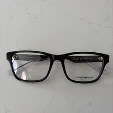 Image of EMPORIO ARMANI eyeglasses Black SQUARE MOD: EA 3239 5017 55-17-145