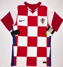 Image of BNWT Croatia 2020 2021 Nike Home Shirt National Team