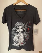 Image of Disney Store Womens The Little Mermaid Ariel T Shirt Size M
