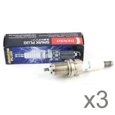 Image of Genuine Denso 3x Iridium Spark Plugs - SK16HR11 / 3417