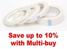 Image of 33 Metres Double Sided Tape - Acid Free - Width 3mm 6mm 9mm 12mm - UK Seller