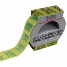 Image of ProDec Advance Low Tack Precision Edge Masking Tape 50 Metre Roll - 1"/1.5"/2"