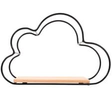 Image of Wall Holder Shelf Decor Metal Hanging Storage Cloud Small Floating