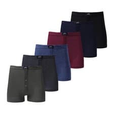 Image of Pack of 3 Mens Gents S to 5XL Sizes Soft Cotton Rich Boxer Shorts Soft Waistband