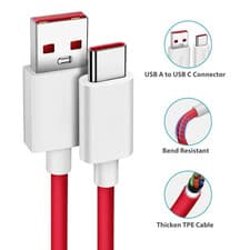Image of USB C Fast Charge Cable Compatible OnePlus Warp Dash 3 5 6 7 8 9 10 Nord