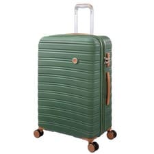 Image of it Luggage Fusional 69 cm Large Expandable 8 Wheel Suitcase Dark Olive TSA Lock