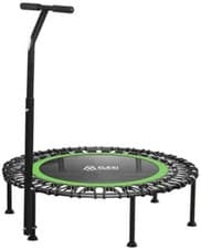 Image of 40in Low Impact Exercise Trampoline Bungee Rebounder Handle 150KG