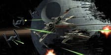 Image of STAR WARS - X-WING FIGHTER GLASS POSTER TEMPERED GLASS 60 X 30 CM