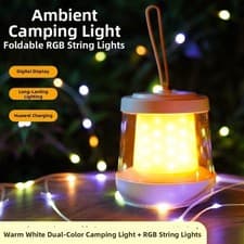 Image of USB Rechargeable LED Camping Lights 10M Long Lasting Battery Portable Design