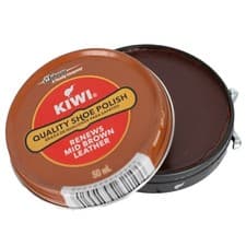 Image of Kiwi Shoe Polish Black Brown Neutral 50ml Leather Shine Restore Shoes Boots Care