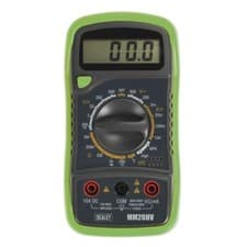 Image of Sealey Digital Multimeter Hi-Vis Green 8 Function Thermocouple AC DC Current