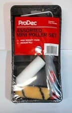 Image of PRODEC ASSORTED 4" MINI ROLLER SET