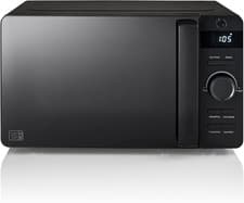 Image of Swan SM22037LBLKN Stealth LED Digital Microwave with Glass Turntable, Defrost Se