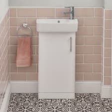 Image of Tavistock Arlo Cloakroom Freestanding Vanity Unit 400mm - Choice Of Colours