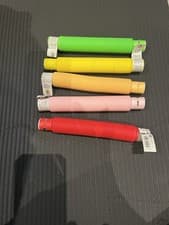 Image of 5 New Large Bendable Tactile Fidget Tubes