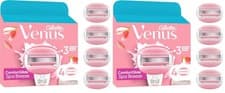 Image of Gillette Venus Comfortglide Spa Breeze Razor Blades | 2 Pack of 4 | 8 Refills