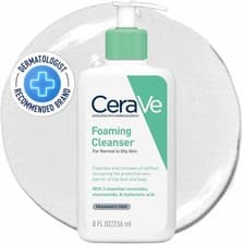 Image of CeraVe Foaming Cleanser for Normal to Oily Skin 236ml New