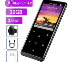 Image of SUPEREYE 32GB MP3 Player Bluetooth Music FM Radio Sound Recorder Speaker Accs