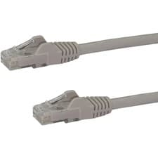Image of StarTech.com Cat6 Ethernet Cable - 100 ft - Gray - Patch Cable - Snagless Cat6 C