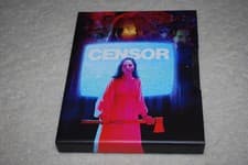 Image of Censor - OOP Vinegar Syndrome Slip Box Cover Blu - Michael Kill List Smiley