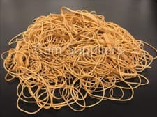 Image of Mixed Elastic Rubber Bands Various Different Assorted Sizes Strong Mixture