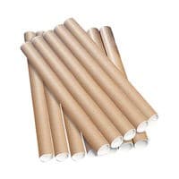 Image of Postal Tube 760x76mm Brown Kraft (Pack of 12) PT-076-15-0760