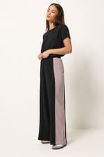 Image of PixieGirl Petite Women's Side Panel Wide Leg Trousers