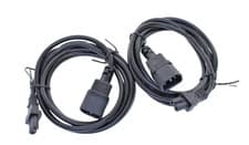 Image of 2x 2M IEC EXTENSION CBL IEC C14 TO IEC C7