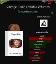 Image of Vintage Radio Lattafa Pride By Lattafa Eau De Parfum 100ml EDP Original Lattafa