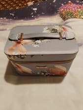 Image of New Ted Baker London Grey Opulent Crush Cosmetic Makeup Vanity Case