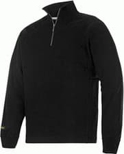 Image of Snickers 2813 ? Zip sweatshirt Jumper with MultiPockets? BLACK