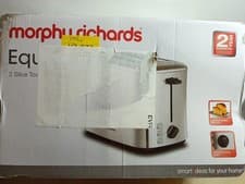 Image of Morphy Richards Equip 2 Slice Toaster, Defrost and Reheat, 7 Variable...