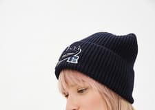 Image of HUGO BOSS X Russell Athletic Unisex Zoggie_RA Beanie 50466928 Navy