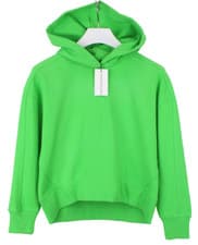 Image of CALVIN KLEIN JEANS Acid Green Hoodie Women's Klein Hoodie Logo Green