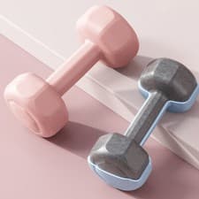 Image of Pair 1kg 2kg 3kg Dumbbell Fitness Hand Weights Set for Women Home Gym Workout UK